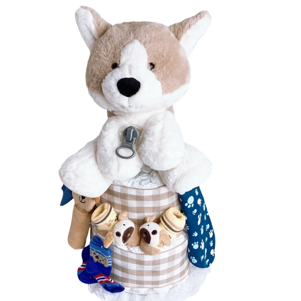 Puppy Diaper Cake
